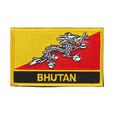 Scudo bandiera Bhutan